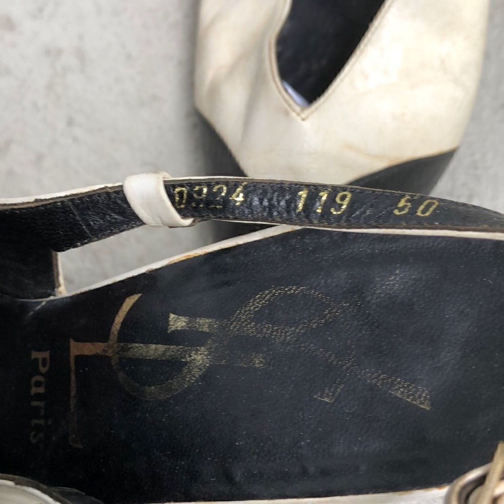 Vintage  YSL  slingbacks - Picture 6 of 9